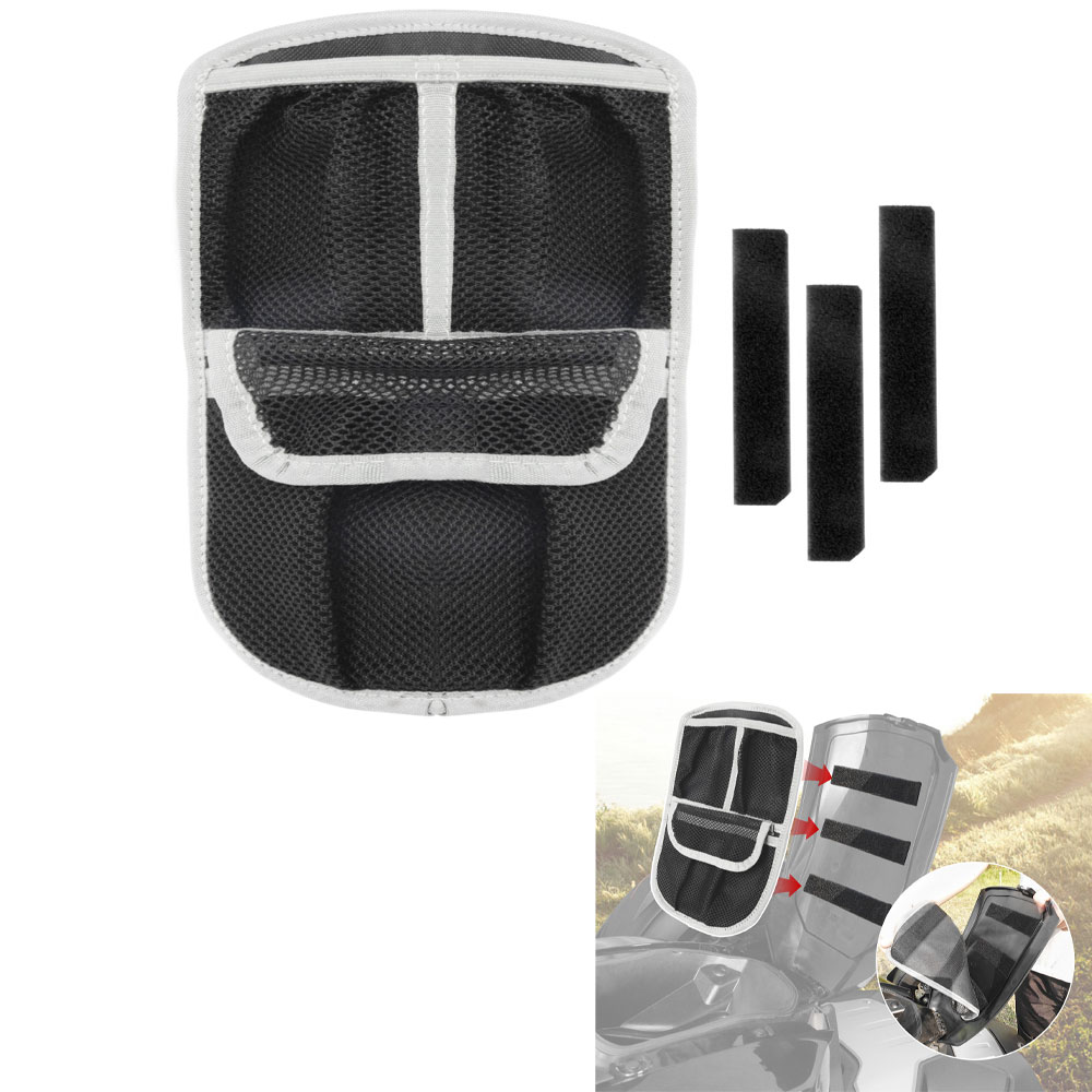 Motorcycle Gear Bag - حقيبة تخزين بغطاء صندوق السيارة الأمامي