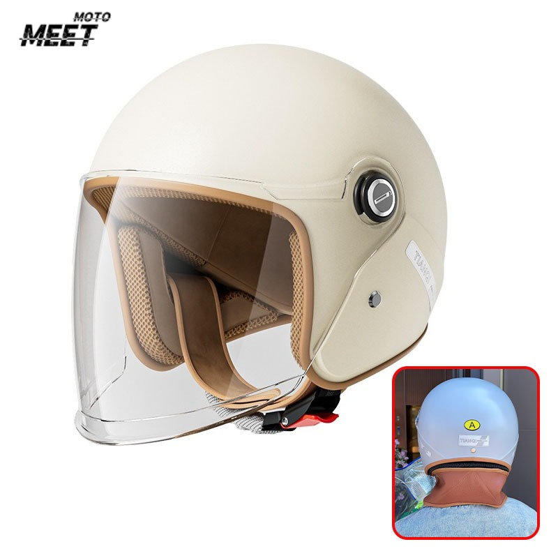 Motorcycle Gear For Winter - خوذة دراجة كهربائية سميكة ودافئة نصف