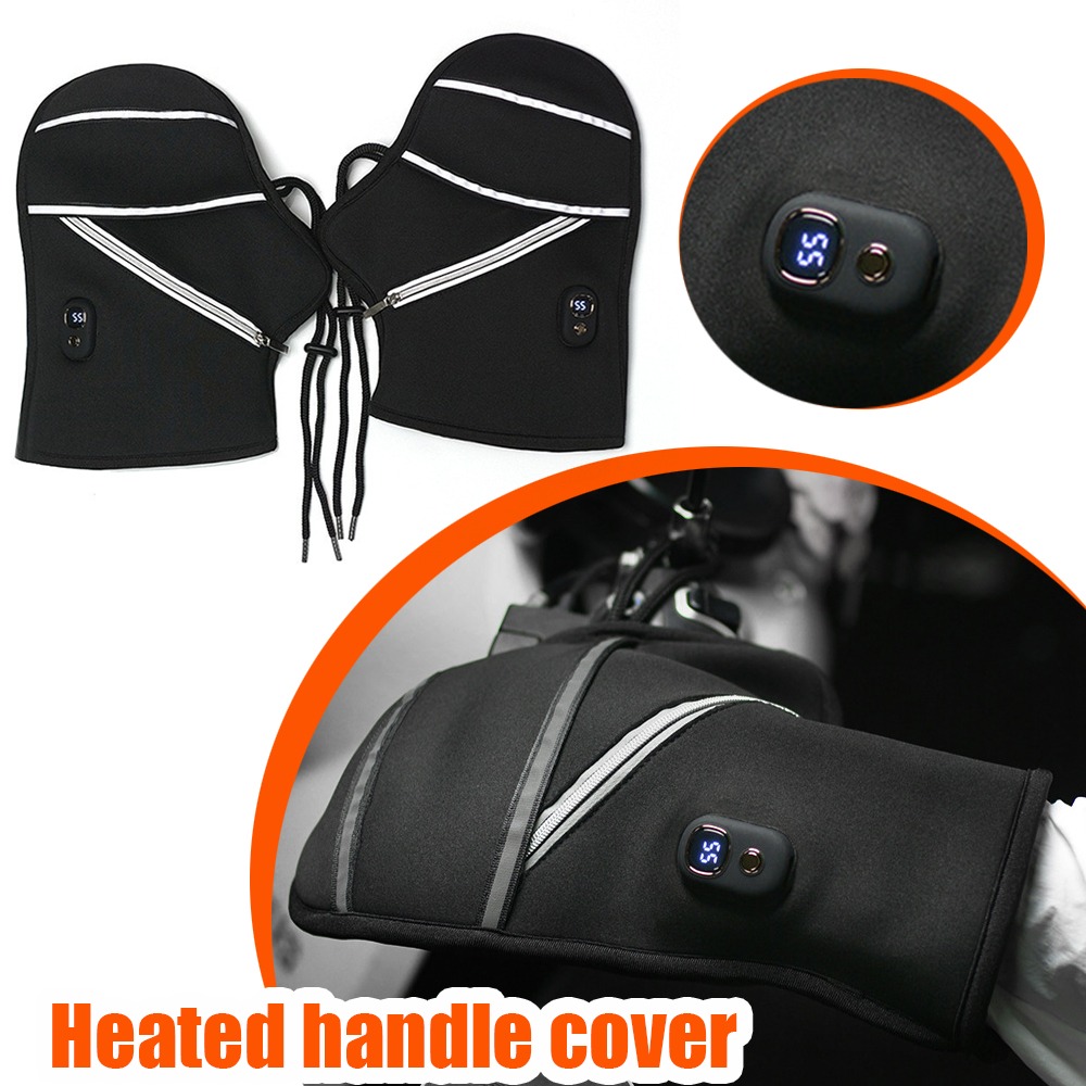 Motorcycle Gear For Winter - يغطي مقود الدراجة النارية قفازات إلكترونية