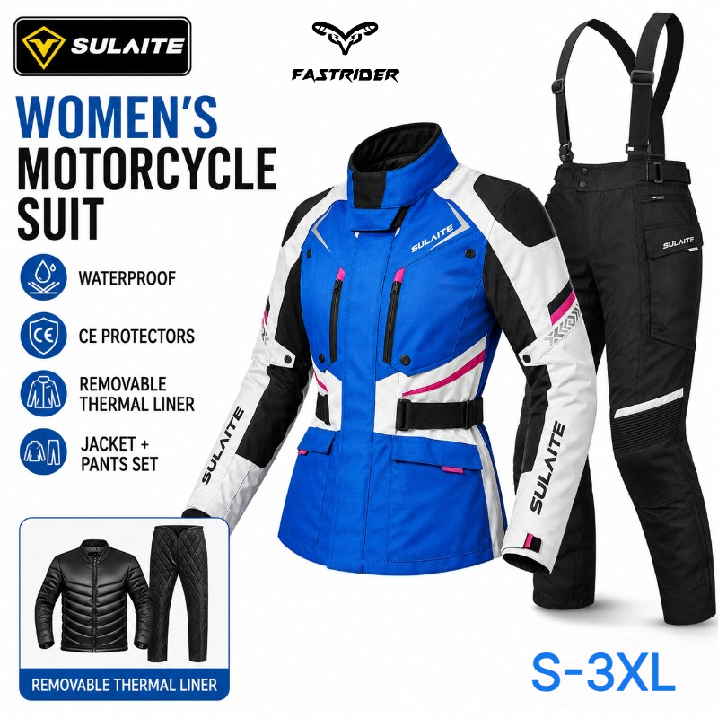 Motorcycle Gear For Winter - بدلة ركوب الدراجات النارية للنساء، ملابس
