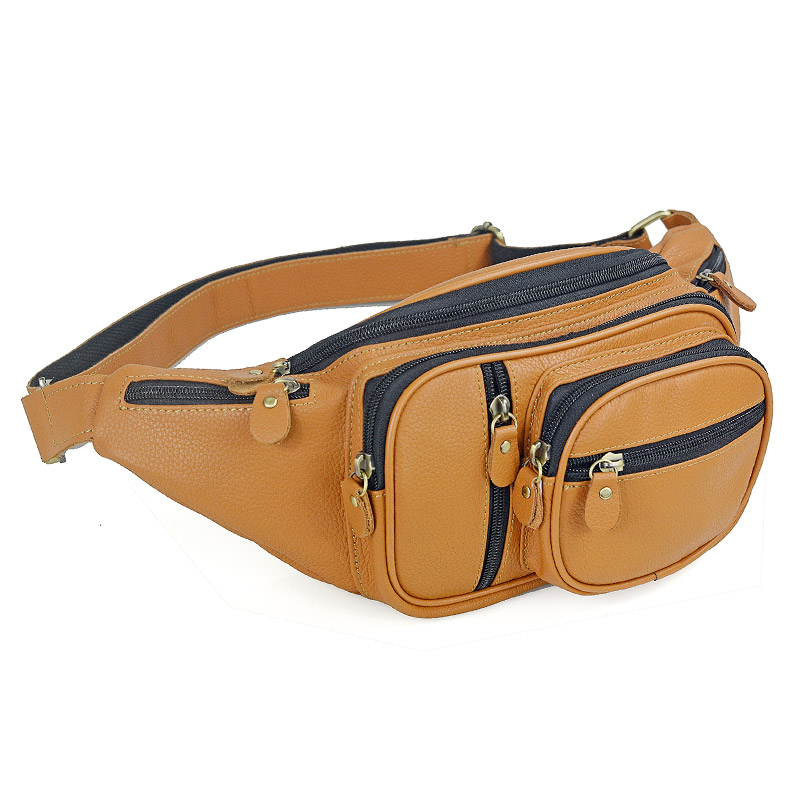 حقائب خصر من الجلد الطبيعي للر - مراجعة Motorcycle Gear Bag وسعره