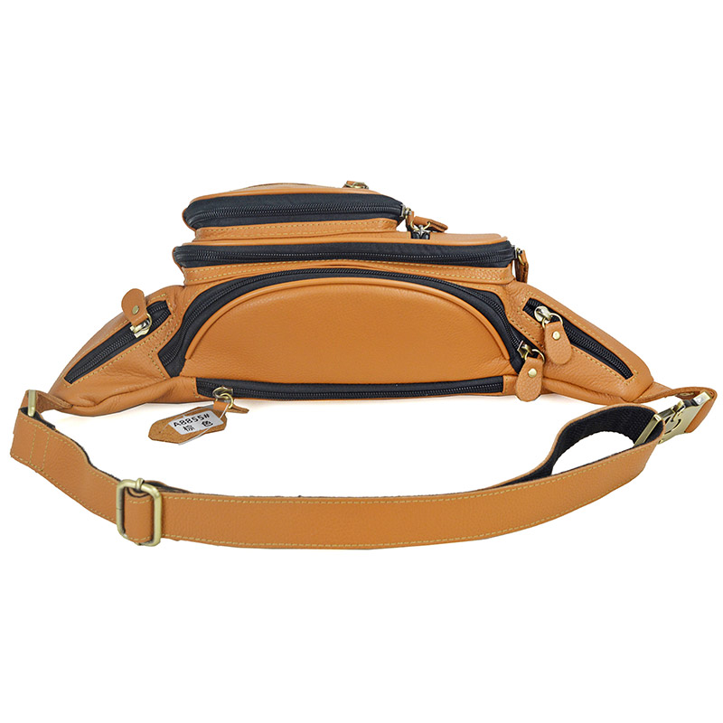 حقائب خصر من الجلد الطبيعي للر - مراجعة Motorcycle Gear Bag وسعره