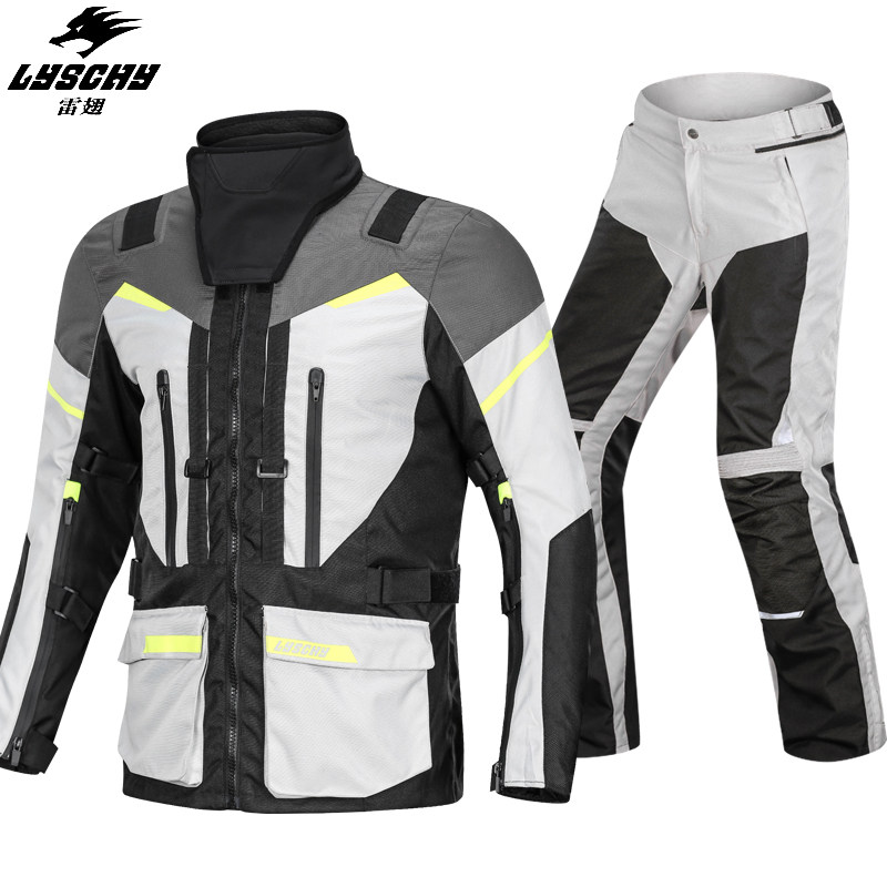 بدلة ركوب الدراجات النارية LYS - مراجعة Motorcycle Gear For Winter وسعره