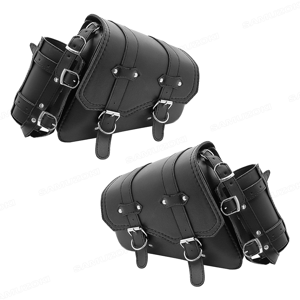 حقائب سرج جانبية من الجلد الصن - مراجعة Motorcycle Gear Bag وسعره
