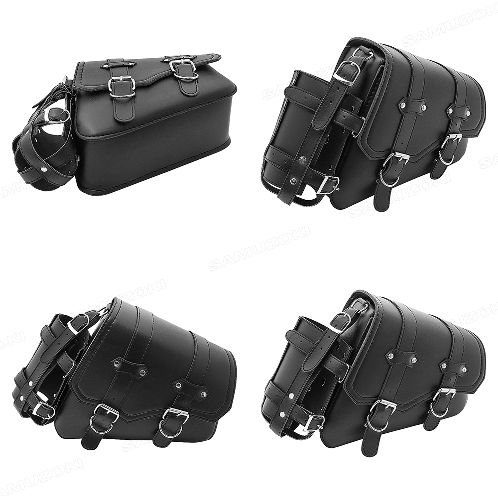حقائب سرج جانبية من الجلد الصن - مراجعة Motorcycle Gear Bag وسعره