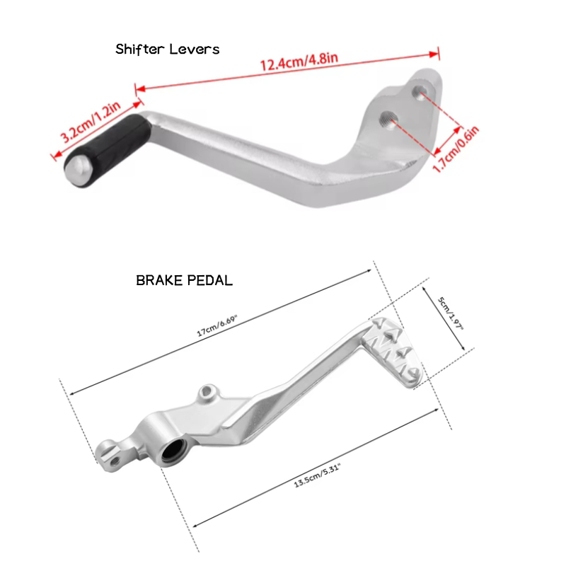 ذراع تبديل التروس الخلفي للدرا - مراجعة Motorcycle Gear Lever وسعره
