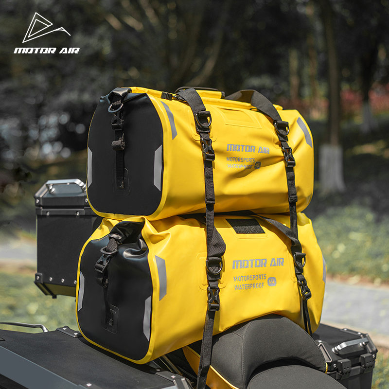 حقيبة دراجة نارية صفراء من موت - مراجعة Motorcycle Gear Organizer وسعره