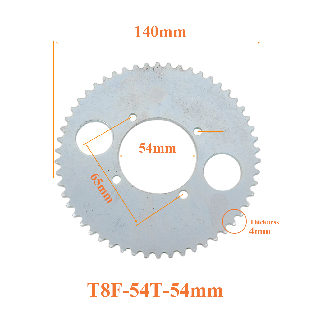 T8F 54T صفيحة سلسلة 54 مم 54 س - مراجعة Motorcycle Gear Organizer وسعره