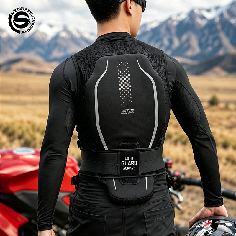 سترة واقية ناعمة للصدر والظهر  - مراجعة Quality Motorcycle Gear وسعره