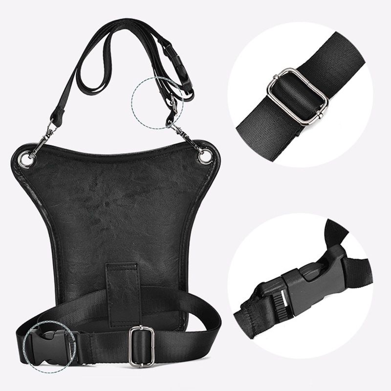 خمر بولي Leather الجلود الخصر  - مراجعة Motorcycle Gear Bag وسعره