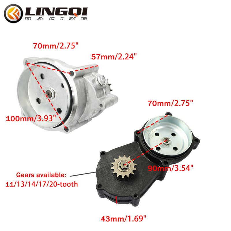 ضرس سلسلة LINGQI-Clutch للدراج - مراجعة Gearbox Motorcycle وسعره