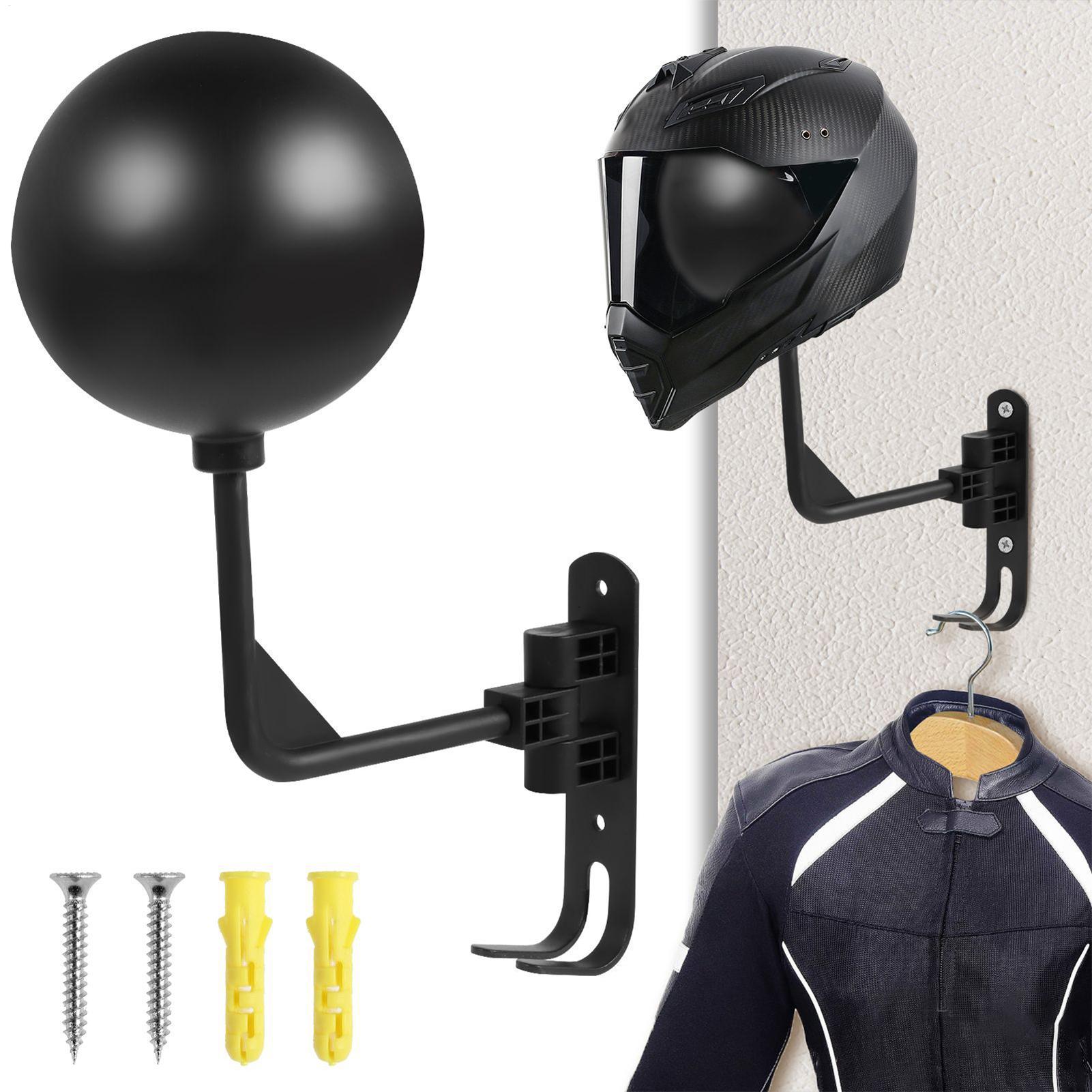 دراجة نارية خوذة حامل الحائط ر - مراجعة Motorcycle Gear Display Rack وسعره